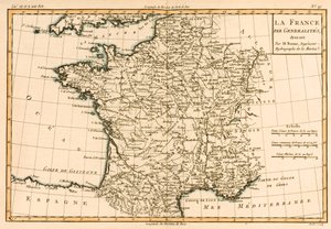 Francia por regiones, de 